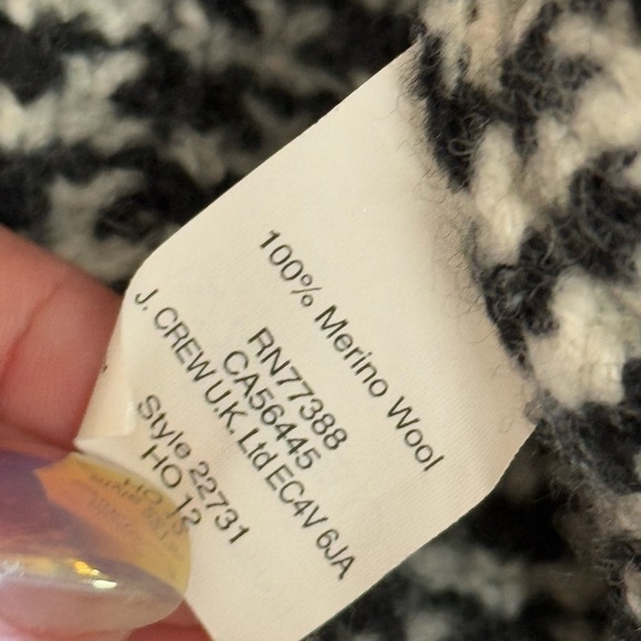 J. Crew • 100% Merino Wool Gold Button Cardigan Sweater - Picture 11 of 11